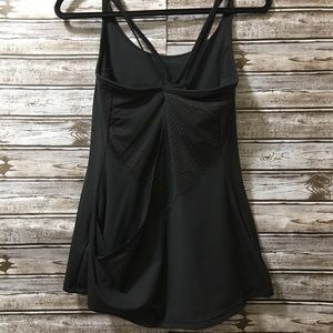 Calia Black Support Mesh Tank Top Size Large L